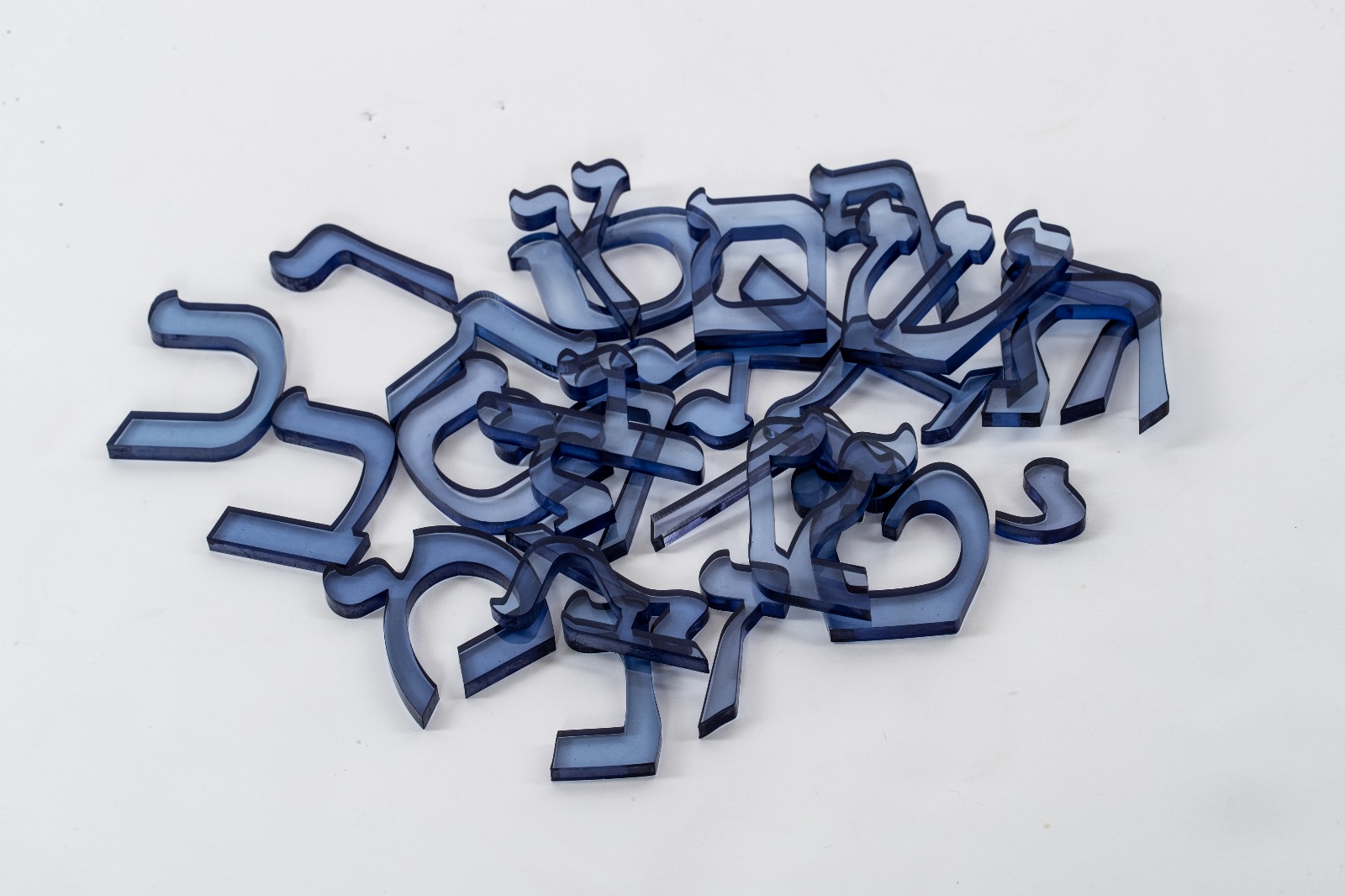 Acrylic Alef Bet by Letter